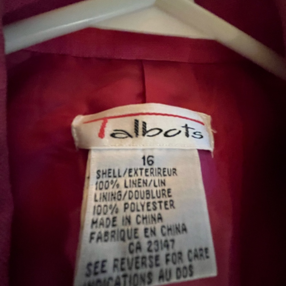 Pink Talbots Blazer - Picture 4 of 4